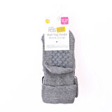 HelloBaby Düz Renkli Unisex 3'lü Kıvrık Çorap Unisex