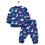 HelloBaby Basic Fermuarlı Metraj Baskılı Eşofman Takımı Erkek Bebek