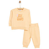 HelloBaby Basic Kız Yazı Baskılı Eşofman Takımı Kız Bebek