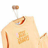 HelloBaby Basic Kız Yazı Baskılı Eşofman Takımı Kız Bebek