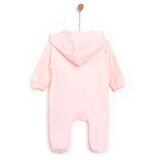 HelloBaby Yenidoğan Kapüşonlu Tulum Kız Bebek