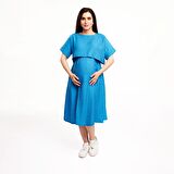 baby mom Emzirme Özellikli Hamile Elbise Anne Giyim
