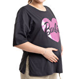 baby mom Barbie Hamile Kısa Kol Tshirt Anne Giyim