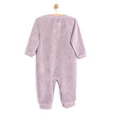 HelloBaby Kız Kadife Patiksiz Tulum Kız Bebek