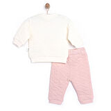 Bebetto Yenidoğan Clouds Kız Sweatshirt-Patiksiz Alt