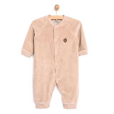 HelloBaby Erkek Kadife Patiksiz Tulum Erkek Bebek