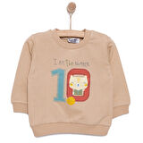 HelloBaby Basic Number Ten Desenli Sweatshirt Erkek Bebek
