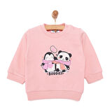 HelloBaby Basic Kız Az Şardonlu Sweatshirt Kız Bebek
