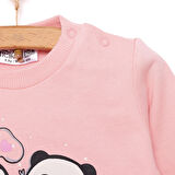 HelloBaby Basic Kız Az Şardonlu Sweatshirt Kız Bebek