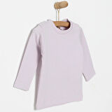 HelloBaby Basic İnterlok Uzun kol Tshirt Kız Bebek