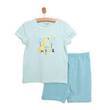 HelloBaby Erkek Kısa Kol Pijama Takımı Erkek Bebek