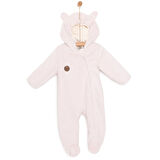 HelloBaby Yenidoğan Peluş Patikli Tulum Unisex