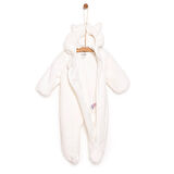 HelloBaby Yenidoğan Erkek Peluş Patikli Tulum Erkek Bebek