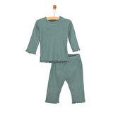 HelloBaby Kaşkorse Uzun Kol Pijama Takımı Kız Bebek