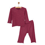 HelloBaby Kaşkorse Uzun Kol Pijama Takımı Kız Bebek