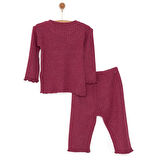 HelloBaby Kaşkorse Uzun Kol Pijama Takımı Kız Bebek