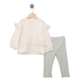 Bebetto Little Lady Kız Sweatshirt - Tayt Kız Bebek