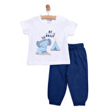 HelloBaby Erkek Kısa Kol Pijama Takımı Erkek Bebek