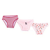 HelloBaby Kız Bebek 3'lü Slip Külot