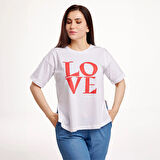 baby mom Hamile Love Baskılı Kısa Kol Tshirt Anne Giyim