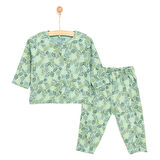HelloBaby Kaşkorse Karışık Desen Uzun Kol Pijama Takımı