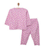 HelloBaby Kaşkorse Çiçek desen Uzun Kol Pijama Takımı
