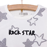 HelloBaby Kaşkorse Uzun Kol Yıldız Desen Pijama Takımı Erkek Bebek