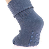 HelloBaby Unisex Kaşkorse Düz Renk 3lü  Kıvrık Çorap Unisex