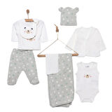 HelloBaby Yenidoğan Erkek Hug Me Bear 10lu Hastane Çıkışı Erkek Bebek