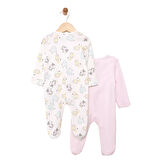 HelloBaby Yenidoğan Kız  Patikli Tulum Kız Bebek
