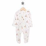 HelloBaby Yenidoğan Kız  Patikli Tulum Kız Bebek
