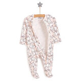 HelloBaby Yenidoğan Kız  Patikli Tulum Kız Bebek