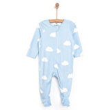 HelloBaby Yenidoğan Erkek  Patikli Tulum Erkek Bebek