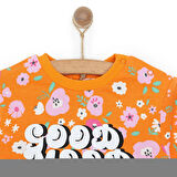 HelloBaby Basic Az Şardonlu Aslan Desenli Sweatshirt Kız Bebek