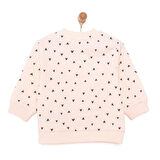 HelloBaby Basic Az Şardonlu Aslan Desenli Sweatshirt Kız Bebek