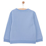 HelloBaby Basic Az Şardonlu Aslan Desenli Sweatshirt Erkek Bebek