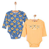 HelloBaby Erkek 2li Uzun Kol Body Erkek Bebek