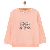 HelloBaby Basic Az Şardonlu Aslan Desenli Sweatshirt Kız Bebek