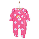HelloBaby Yenidoğan Kız Patikli Tulum Kız Bebek