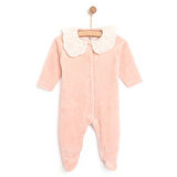 Cassiope Yenidoğan Perfect Kadife Patikli Tulum Kız Bebek