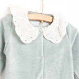 Cassiope Yenidoğan Perfect Kadife Patikli Tulum Kız Bebek