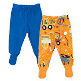 HelloBaby Erkek 2li Çoraplı Pantolon metraj Erkek Bebek