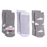 HelloBaby Kız 3lü Havlu Çorap Kız Bebek