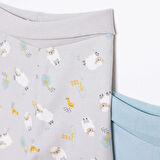 HelloBaby Erkek Bebek Yenidoğan 2li Patikli Alt