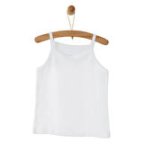 HelloBaby Kız Bebek 2li Atlet Beyaz