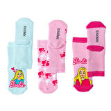 Mattel Kız Bebek 3lü Havlu Çorap Pembe