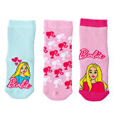 Mattel Kız Bebek 3lü Havlu Çorap Pembe