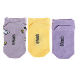 Snooze baby Snoopy 3'lü Bilek Çorap Kız Bebek