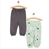 HelloBaby Basic Kaplan Baskılı 2li Patiksiz Alt Erkek Bebek