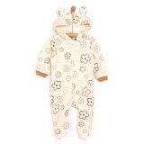 HelloBaby Yenidoğan Kız Kapüşonlu Tulum Kız Bebek